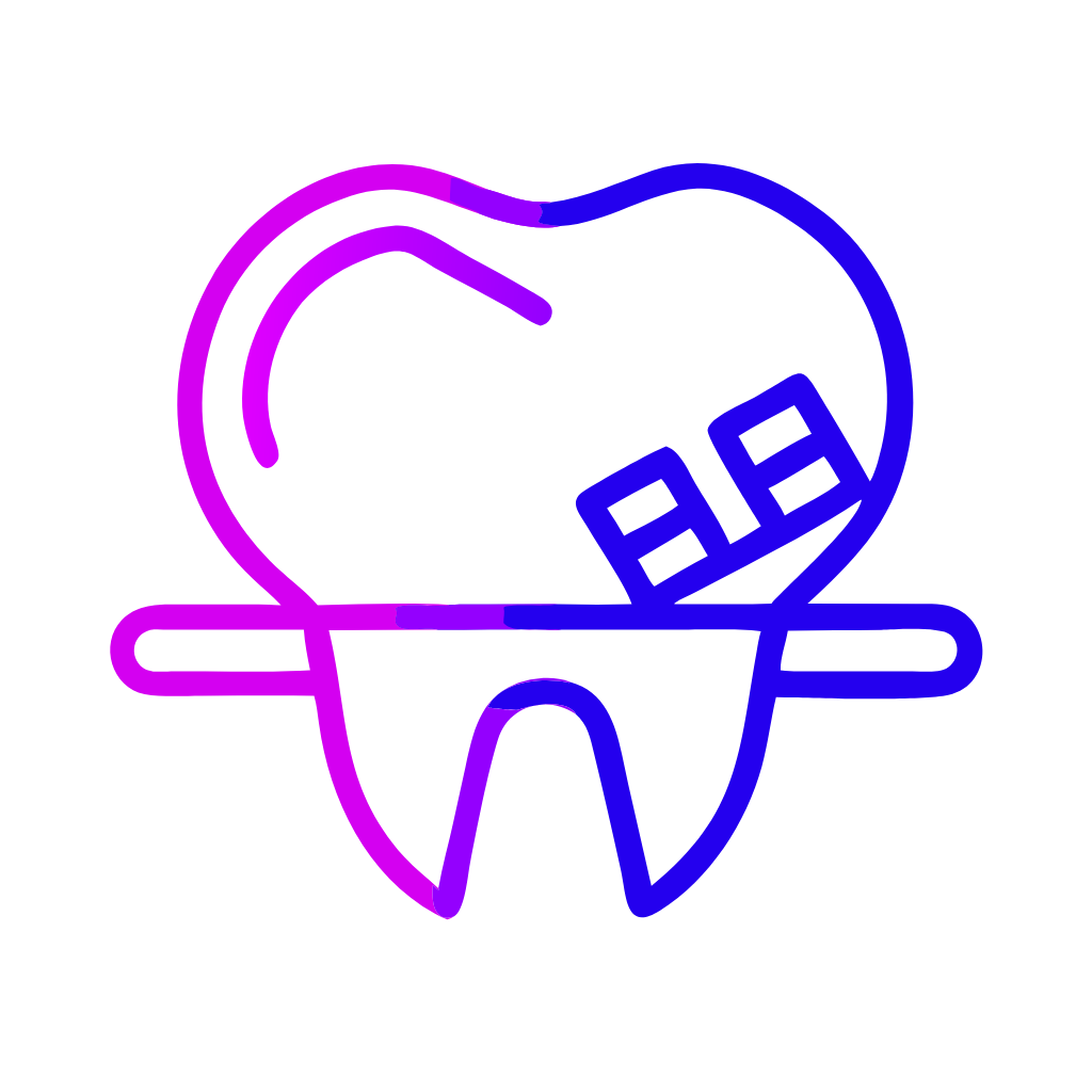 Иконка зуба с пломбами