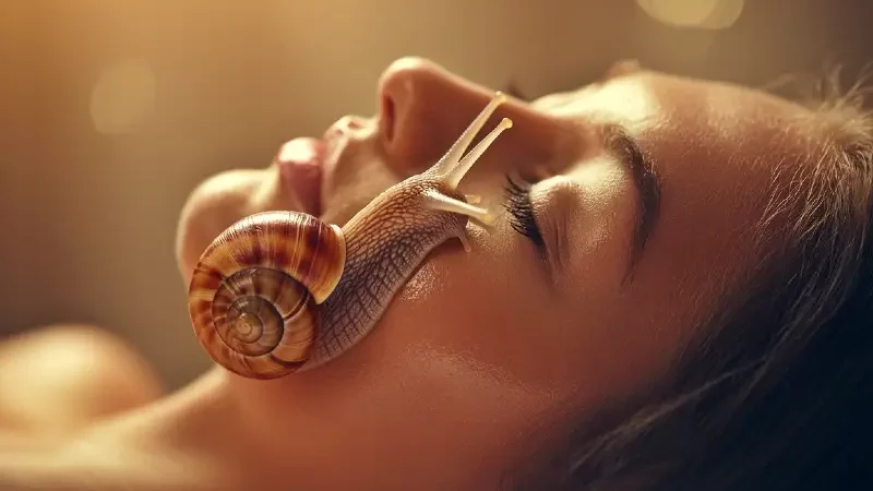 Массаж улитками (улиткотерапия) в косметологии Хуньчуня, Китай.