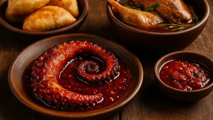 Жареный осьминог и маньчжурские пирожки в Хуньчуне