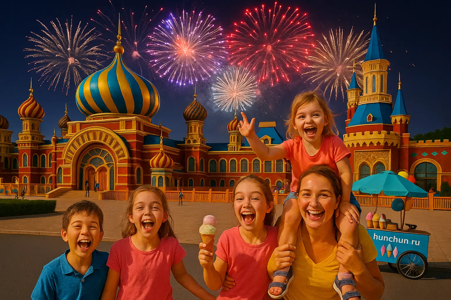 Парк Восток — радость и смех для всей семьи в Хуньчуне!