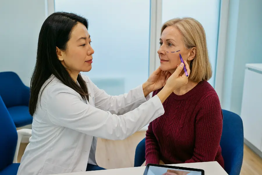 Пластическая хирургия в клиниках Хуньчуня — консультация врача и планирование коррекции лица