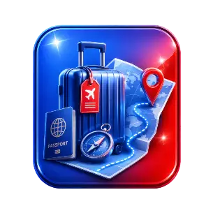 Индивидуальные туры в Китай иконка с маршрутом и пином для заявки на сайте Hunchun.ru