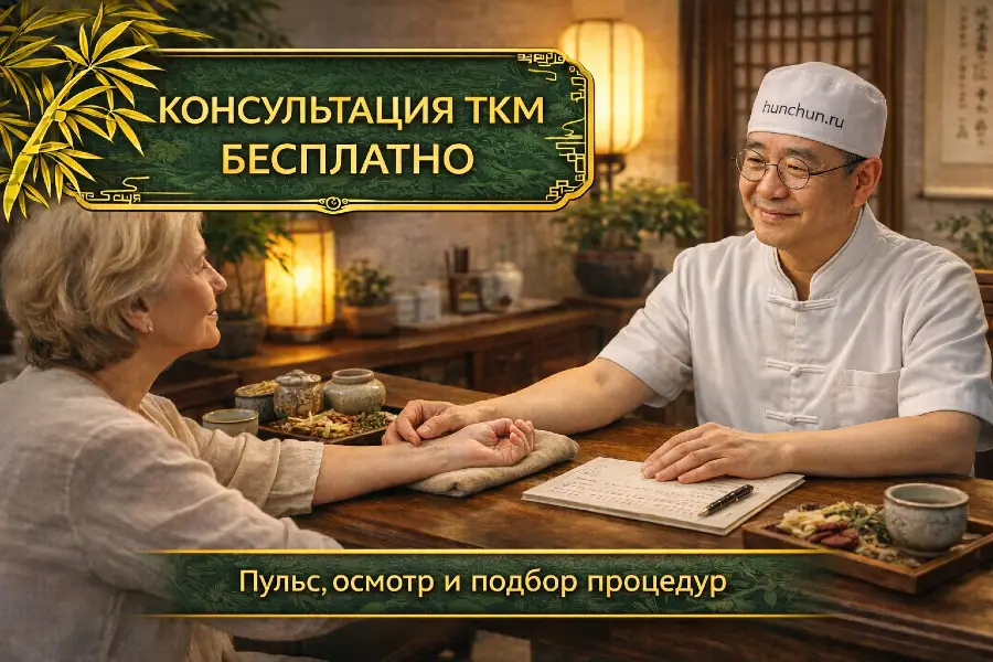 Консультация ТКМ — пульс, осмотр и подбор процедур