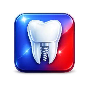 Иконка стоматологии и имплантации для страницы заявки на лечение в Китае Hunchun.ru