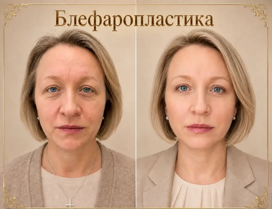 Блефаропластика до и после: коррекция нависания век и мешков под глазами в Хуньчуне